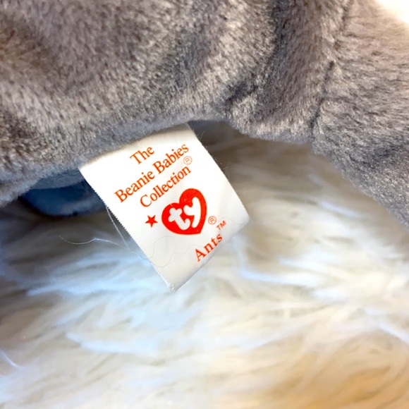 Ty Beanie Baby Ants Anteater Stuffed Animal - Picture 8 of 8